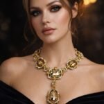 Medieval Style Crystal Necklace