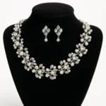 Pearl Necklace and Earring Bridal Set