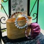 Éclat Straw Crystal Top-Handle Bag - Image 12