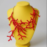 Red Coral Rouge Branch Necklace