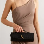 Vegan Leather Woven Clutch - Image 13