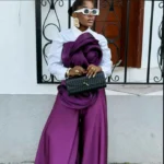 Vegan Leather Woven Clutch - Image 9