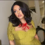 Red Statement Coral Necklace and Earring Set - Image 9