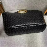 100% GENUINE LEATHER LUXURY WOVEN HANDBAG - Image 14