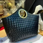 100% GENUINE LEATHER LUXURY WOVEN HANDBAG - Image 11