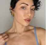 SPIRAL SQUARE GOLD EARRINGS - Image 11