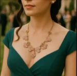 Statement Floral Necklace - Image 6