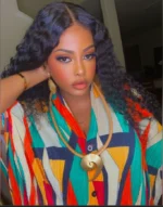 Gold Swirl Pendant Leather Necklace - Image 9