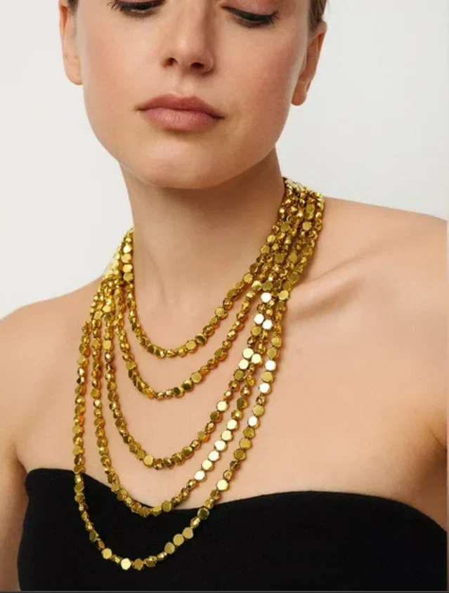 Screenshot2025-09-18004708 Multi-layered Gold Bead Necklace - Image 1