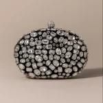 Rhinestone Crystal Clutch Purse
