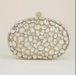 Rhinestone Crystal Clutch Purse - Image 7