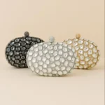 Rhinestone Crystal Clutch Purse - Image 6