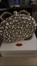 Rhinestone Crystal Clutch Purse - Image 2