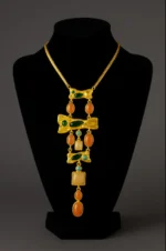 18K Gold-plated Bib Necklace