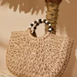 Handmade Woven Straw Beach Bag
