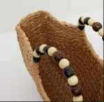 Handmade Woven Straw Beach Bag - Image 7
