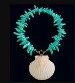 Turquoise Stick Pearl Necklace - Image 3