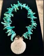 Turquoise Stick Pearl Necklace - Image 5
