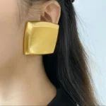 Luxury Oversized Vintage Block Earrings