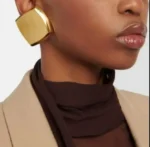 Luxury Oversized Vintage Block Earrings - Image 5