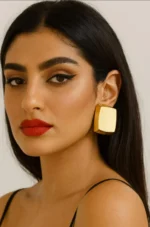 Luxury Oversized Vintage Block Earrings - Image 11