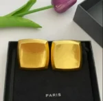 Luxury Oversized Vintage Block Earrings - Image 15