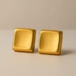 Luxury Oversized Vintage Block Earrings - Image 8