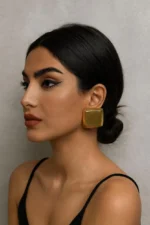 Luxury Oversized Vintage Block Earrings - Image 7