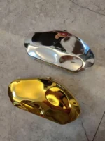 Acrylic Egg Shape Clutch Purse- Silver - Image 16