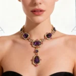 Medieval Style Crystal Necklace - Image 5