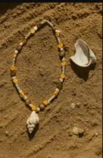 Boho Shell Beaded Necklace - Image 2