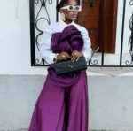 Woven Clutch Bag with Gold Knot Lock - Image 15