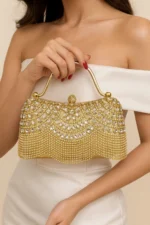 Rhinestone Fringe Evening Purse - Image 2