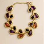Vintage Style Jelly Teardrops Necklace - Image 5