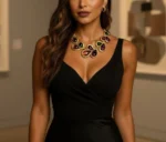 Vintage Style Jelly Teardrops Necklace - Image 4