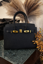 Top-Handle Leather Handbag - Image 7