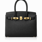 Top-Handle Leather Handbag