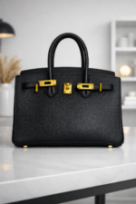 Top-Handle Leather Handbag - Image 10