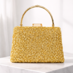 Golden Aura Evening Clutch