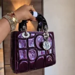 Patent Leather Mini Tote Bag - Image 2