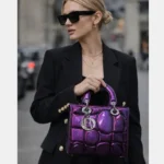 Patent Leather Mini Tote Bag - Image 6